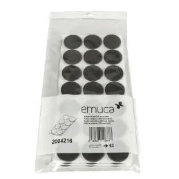 Patins antidérapants autocollants noirs, 30 mm / 3 × 21 pièces