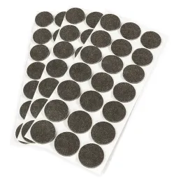Patins antidérapants autocollants noirs, 30 mm / 3 × 21 pièces