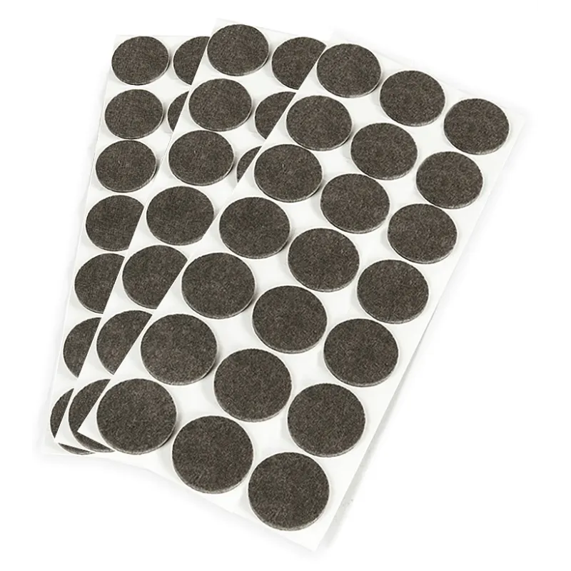 Patins antidérapants autocollants noirs, 30 mm / 3 × 21 pièces