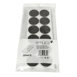 Patin antidérapant autocollant noir 40 mm / 3 x 12 pièces