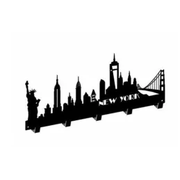 Patère murale NEW YORK / Noir mat