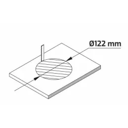 Prise escamotable avec recharge sans fil, 4 prises 230 V + 2 ports USB de recharge A/C + RJ45 / Blanc