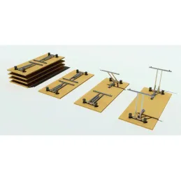 Structure pour table pliante FOLD / Noire