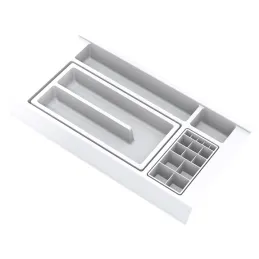 Organisateur de tiroir de salle de bains BEAUTY L - 450 mm / Blanc