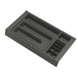 Organisateur de tiroir de salle de bains BEAUTY L – 450 mm / Anthracite