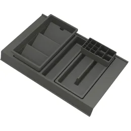 Organiseur de tiroir de salle de bains BEAUTY XL – 450 mm / Anthracite
