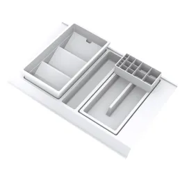 Organiseur de tiroir de salle de bains BEAUTY XL - 400 mm / Blanc