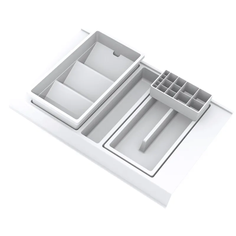 Organiseur de tiroir de salle de bains BEAUTY XL - 400 mm / Blanc