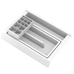 Organisateur de tiroir de salle de bains BEAUTY L - 350 mm / Blanc