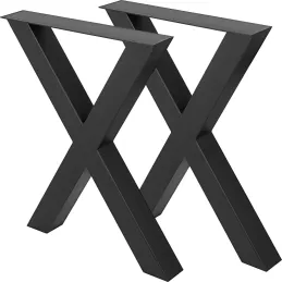 Pieds de banc VENOM – paire / noir mat