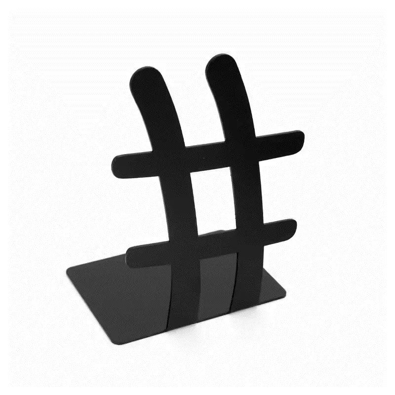 Support pour livres HASTAG 2 / Noir mat