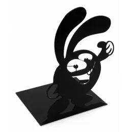 Support à livres RABBIT / Noir mat