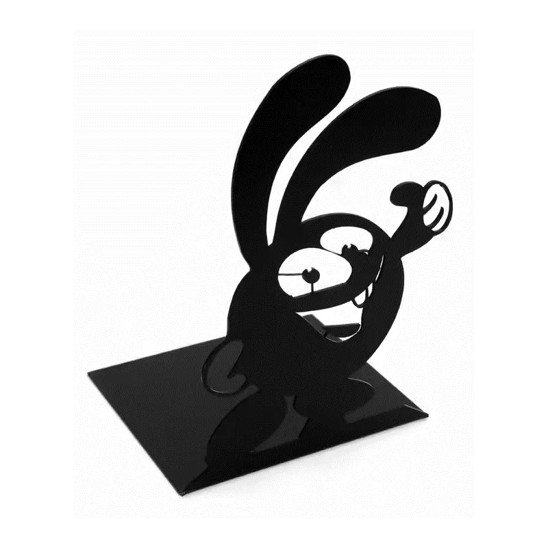 Support à livres RABBIT / Noir mat