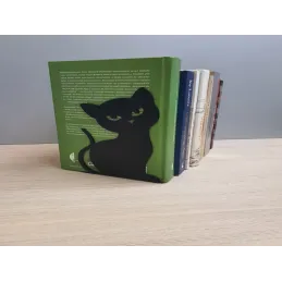 Support à livres TABBY / Noir mat
