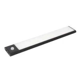 Éclairage LED sous meuble avec capteur YASMINE / Noir mat