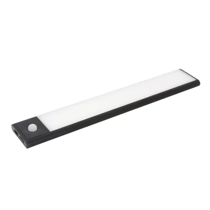 Éclairage LED sous meuble avec capteur YASMINE / Noir mat