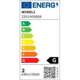 Éclairage LED sous meuble avec capteur YASMINE / Noir mat