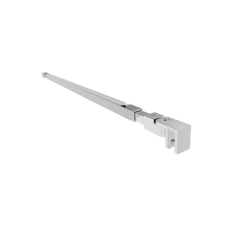 Barre de stabilisation réglable pour paroi de douche 730–1200 / Chrome brillant