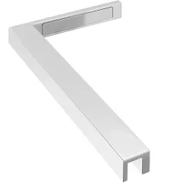 Équerre de stabilisation pour paroi de douche / Chrome brillant