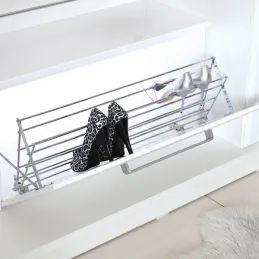 Système rabattable pour chaussures ALTON / Chrome brillant