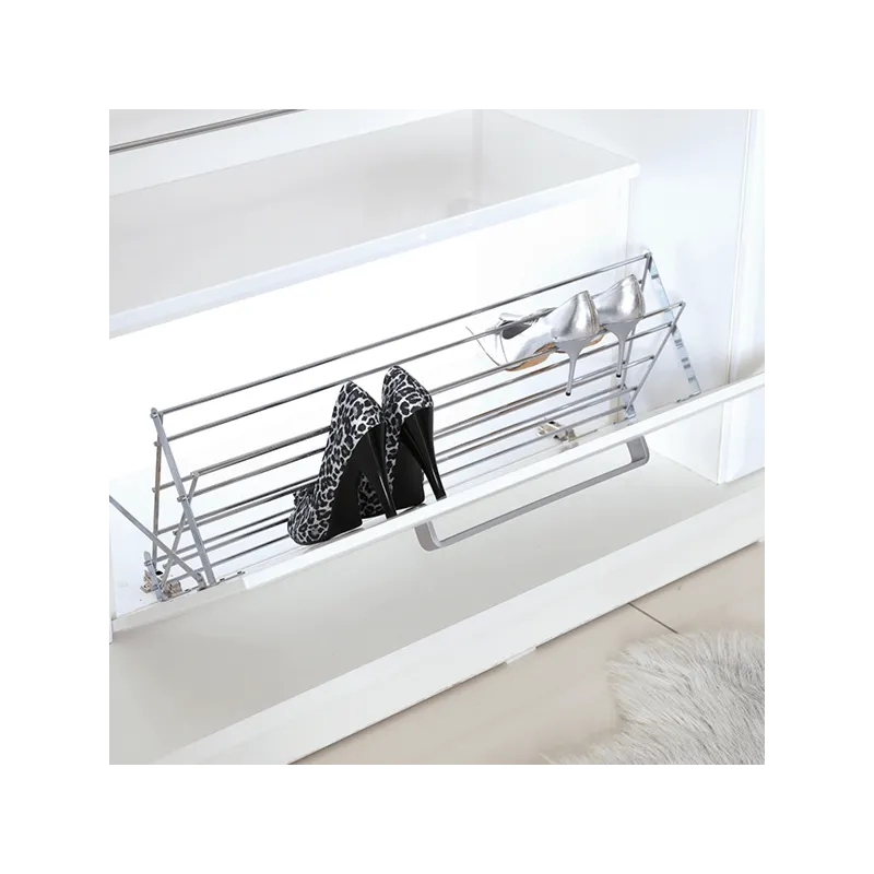 Système rabattable pour chaussures ALTON / Chrome brillant
