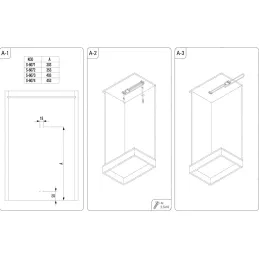 Porte-cintres coulissant LOST / Anthracite