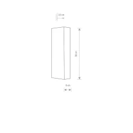 Luminaire design MALMO 300 mm / Noir mat