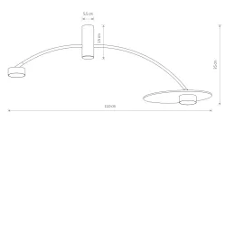Lampe design HEFT / Noir – bois laqué
