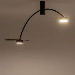 Lampe design HEFT / Noir – bois laqué
