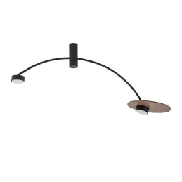 Lampe design HEFT / Noir – bois laqué