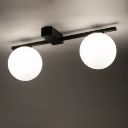 Lampe design PIK DUO / Noir mat