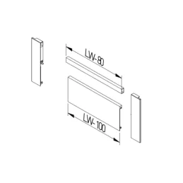 Panneau avant avec barre de toit de 1200 mm pour tiroir intérieur AXIS PRO H200 / Anthracite