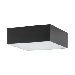 Plafonnier LED LID SQUARE 110 mm / Noir mat
