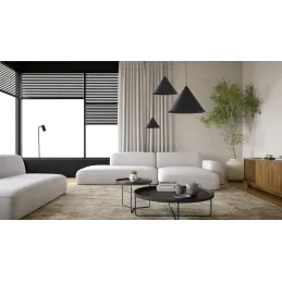 Luminaire design ZENITH L 500 mm / Noir