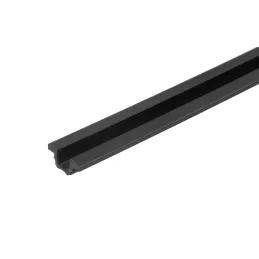 Rail supérieur / inférieur UNIPOS – À encastrer / Noir