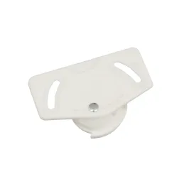 Kit pour porte coulissante : guide supérieur + roulette inférieure UNIPOS / Blanc