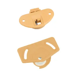 Kit pour porte coulissante : guide supérieur + roulette inférieure UNIPOS / Beige