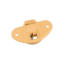 Kit pour porte coulissante : guide supérieur + roulette inférieure UNIPOS / Beige