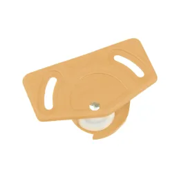 Kit pour porte coulissante : guide supérieur + roulette inférieure UNIPOS / Beige
