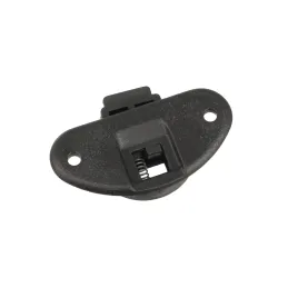 Kit pour porte coulissante : guide supérieur + roulette inférieure UNIPOS / Noir