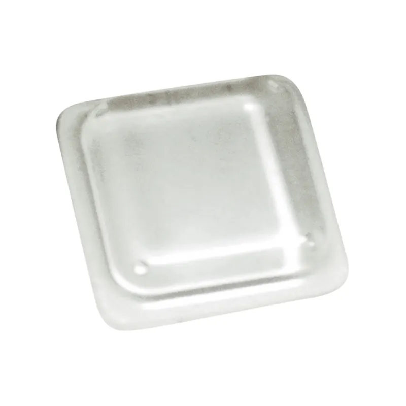 Amortisseur adhésif en PVC 10 x 10 mm – 55 pièces / Transparent