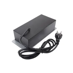 Prise électrique escamotable SCHUKO 3x230V / Noir mat