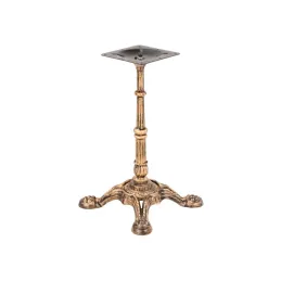 Piètement de table BAROKKO 90 / Patine dorée