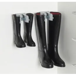Accessoire pour suspendre les bottes hautes et les bottines / Gris