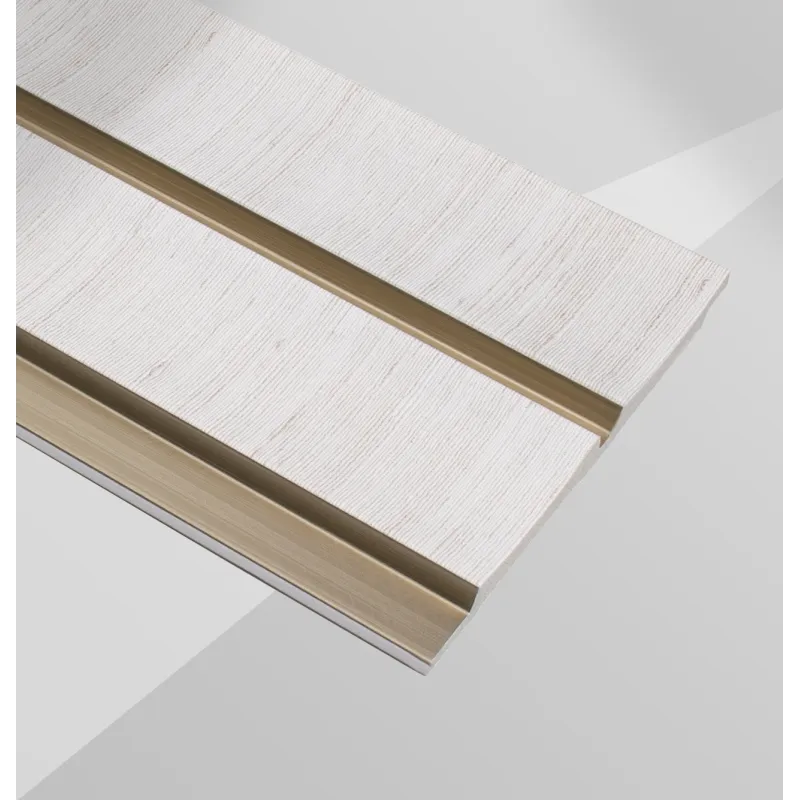 Profilé décoratif à lames AMBER / Blanc
