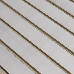 Profilé décoratif à lames AMBER / Blanc