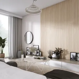 Profil décoratif à lames ONDA / Chêne naturel