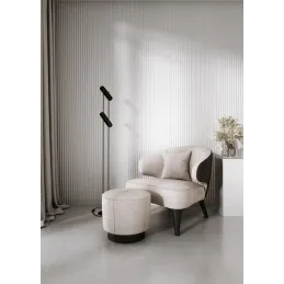 Profilé décoratif à lattes ONDA / Gris
