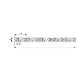 Bande LED LYNX Basic - 12 V - 9,6 W - 5 m