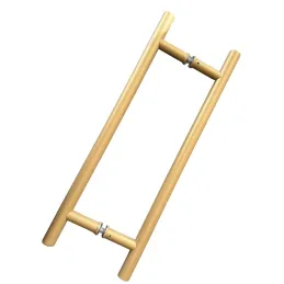 Poignée de porte double face HOME / Doré texturé